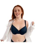 Εικόνα της Dorina Abigail 2 σουτιέν Μπλε. Με μπανέλα και ελαφριά επένδυση.