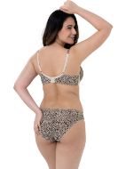 Εικόνα της Dorina Amur Demi λεοπάρ σουτιέν με μπανέλα και ελαφριά επένδυση.