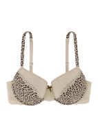 Εικόνα της Dorina Amur Demi λεοπάρ σουτιέν με μπανέλα και ελαφριά επένδυση.
