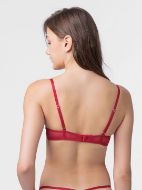 Εικόνα της Dorina Esme Plunge 3/4 Cup Red Bra.