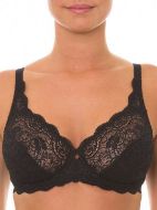 Εικόνα της Triumph Amourette 300 Μαύρο Σουτιέν Με Μπανέλα, Χωρίς Ενίσχυση.