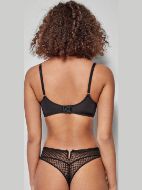 Εικόνα της Gisela μαύρο σουτιέν με μπανέλα & ελαφριά επένδυση.