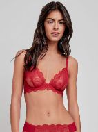 Εικόνα της Gisela Κόκκινο Σουτιέν Με Δαντέλα & Μπανέλες.