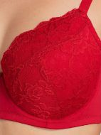 Εικόνα της Dorina Lianne Demi κόκκινο με δαντέλα.