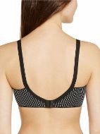 Εικόνα της Naturana Μαύρο με λευκές ρίγες σουτιέν θηλασμού.