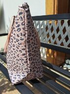 Εικόνα της Noidinotte Nude Λεοπάρ Υφασμάτινη Τσάντα Θαλάσσης.