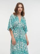 Εικόνα της Ble Resort Collection Τιρκουάζ Μακρύ Φόρεμα Με Lurex.