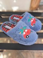 Εικόνα της Noidinotte ραφ fleece γυναικείες παντόφλες.