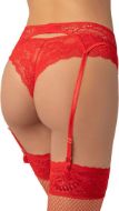 Εικόνα της Milena by Paris 005402 Ζαρτιέρες με Δαντέλα Κόκκινο