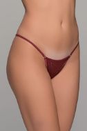 Εικόνα της Milena by Paris Γυναικείο Sexy String Μπορντό 006915-Μπορντό