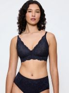 Εικόνα της Triumph Amoyurette Charm T W02 Μπλε/Μωβ Σουτιέν Με Μπανέλες & Δαντέλα.