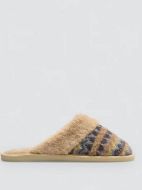 Εικόνα της Ysabel Mora Μπεζ Ethnic Γυναικείες Παντόφλες.