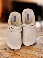 Εικόνα της Noidinotte Μπεζ Γυναικείες Παντόφλες Με Επένδυση.