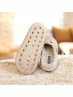 Εικόνα της Noidinotte Μπεζ Γυναικείες Παντόφλες Με Επένδυση.