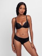 Εικόνα της Dorina Julianna Push-Up Σουτιέν Μαύρο Με Μπανέλες.