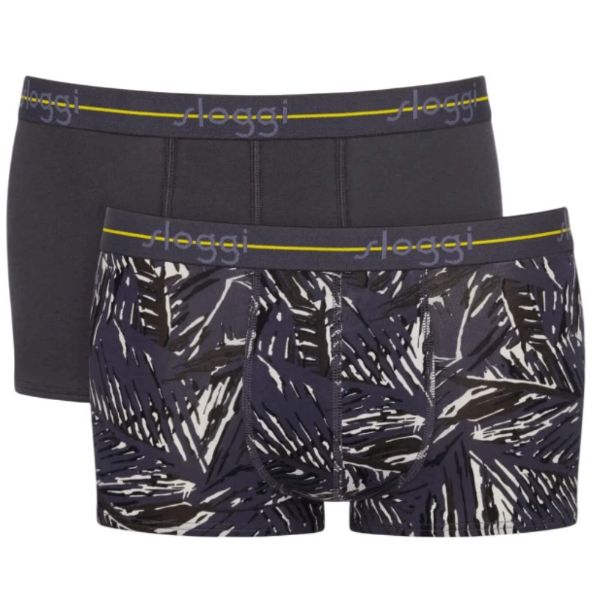 Εικόνα της Sloggi Ανδρικά Μποξεράκια Πολύχρωμο με Σχέδια 2Pack 10206968-M032