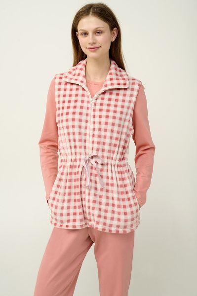 Εικόνα της Vamp Pink Tan Γυναικείο Γιλέκο 23325