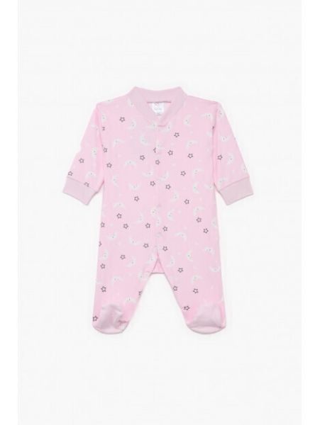 Εικόνα της Pretty Baby Βρεφικό Φορμάκι Μακρυμάνικο Ροζ 31502