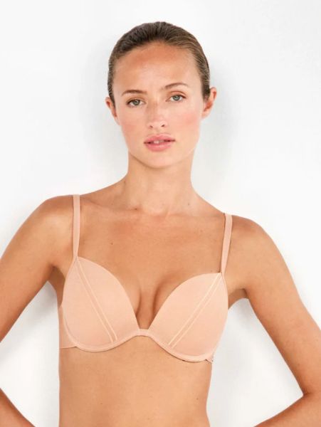 Εικόνα της Gisela Μπεζ Σουτιέν Push-Up Σουτιέν Με Ενίσχυση & Μπανέλες.