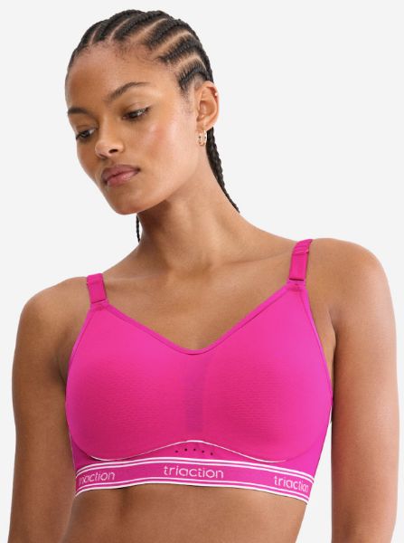 Εικόνα της Triumph Triaction Cardio Breeze P Φούξια Αθλητικό Σουιτιέν Χωρίς Μπανέλες, Με Ελαφριά Επένδυση.