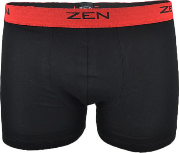 Εικόνα της Zen Intimates 70202 Ανδρικό Μποξεράκι Μαύρο / Κόκκινο