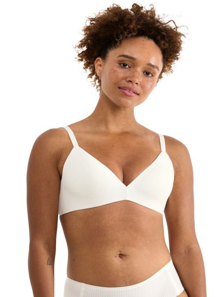 Εικόνα της Sloggi Zero Feel Pure The Up Push Up Λευκό Σουτιέν Χωρίς Μπανέλες, Με Ελαφριά Επένδυση.