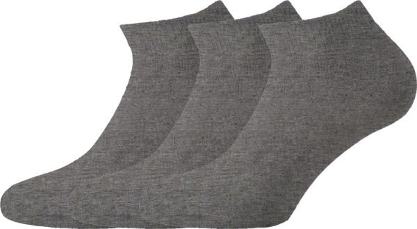 Εικόνα της Walk Γυναικείες Μονόχρωμες Κάλτσες Γκρι 3Pack V50-494949