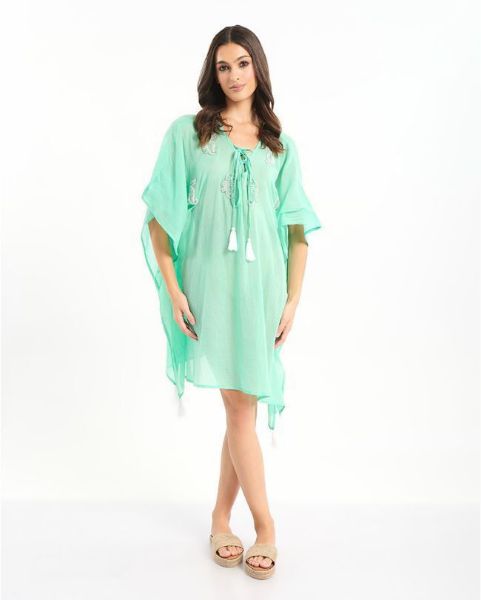 Εικόνα της Ble Resort Collection Βεραμάν Καφτάνι Με Ιππόκαμπους.