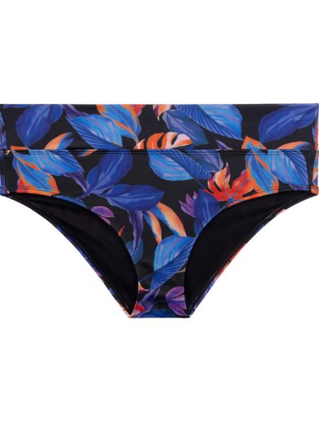 Εικόνα της Dorina Vybe Μαύρο/Μπλε Ψηλόμεσο Slip Μαγιό.