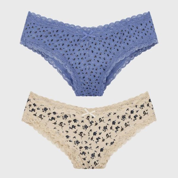 Εικόνα της 2 Pack Walk Lace Brazilian Bamboo Μπεζ/Ραφ.