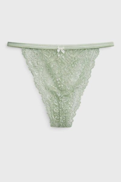 Εικόνα της Elite String Μέντα Με Δαντέλα.