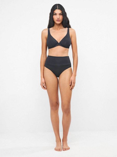 Εικόνα της Gisela Bikini Slip Ψηλόμεσο Μαυρο 2/30425