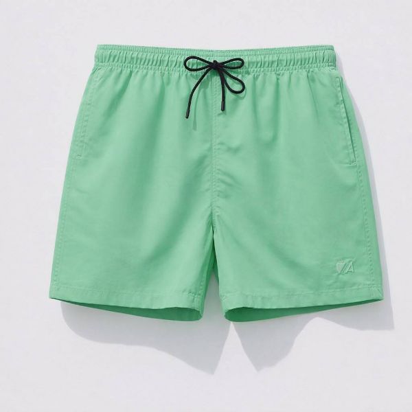 Εικόνα της Apple Plus Size Ανδρικό Μαγιό Σορτς Με Τσέπες Ανοιχτό Πράσινο.