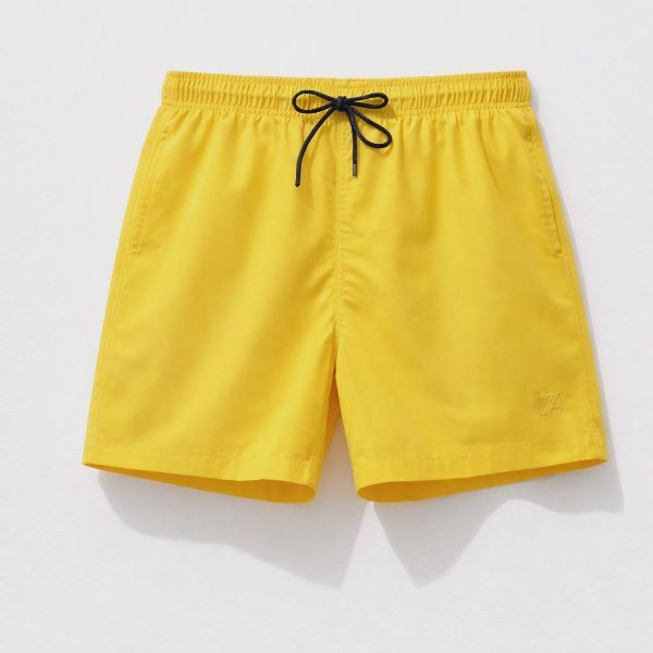 Εικόνα της Apple Κίτρινο Ανδρικό Μαγίο Σορτς Με Τσέπες.