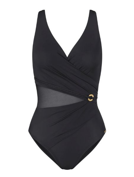 Εικόνα της Triumph Summer Twist OP 03 Μαύρο Ολόσωμο Μαγιό Με Cups.