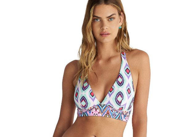 Εικόνα της Blu4u Double Face Bikini Top Cup D Τρίγωνο Πολύχρωμο, Με Cups.
