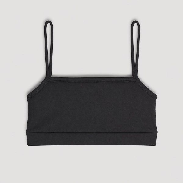 Εικόνα της Wrap Bralette Bonita Black Cotton.