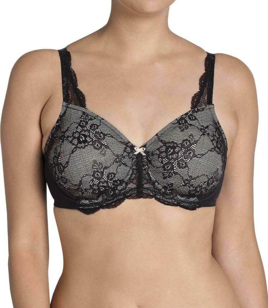 Εικόνα της Triumph Contouring Sensation Μαύρο Minimizer Σουτιέν χωρίς Ενίσχυση με Μπανέλες 10143566-0004