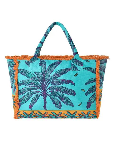 Εικόνα της Ble Resort Collection Υφασμάτινη Τσάντα Θαλάσσης Γαλάζια 5-42-304-0274
