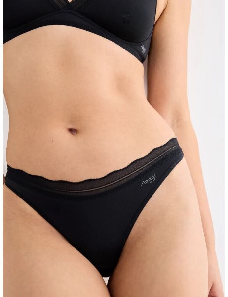Εικόνα της Sloggi Γυναικεία String 2Pack με Δαντέλα Blush 10228606-0004