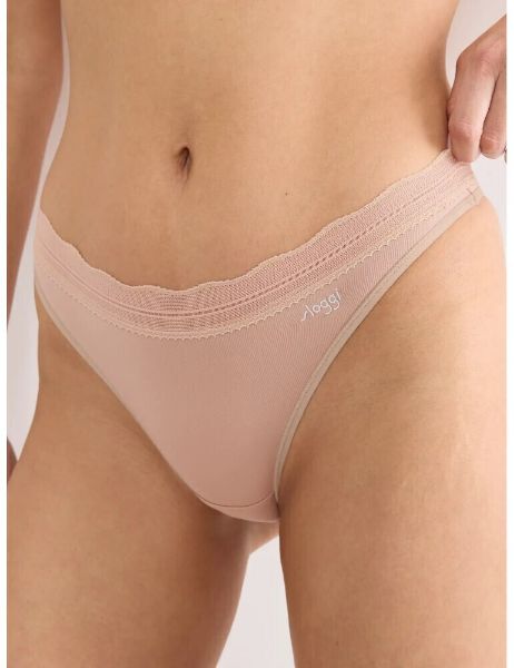 Εικόνα της Sloggi Γυναικεία String 2Pack με Δαντέλα Beige 10228606-00ME