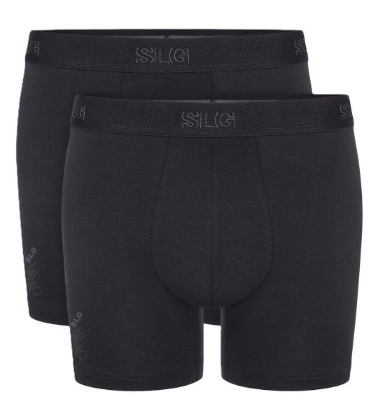 Εικόνα της Sloggi Short Ανδρικά Μποξεράκια Μαύρο 2Pack 10224737-0004