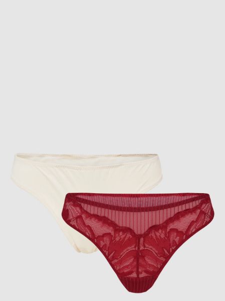 Εικόνα της 2Pack Dorina Emersyn Σκούρο Κόκκινο/Nude String.